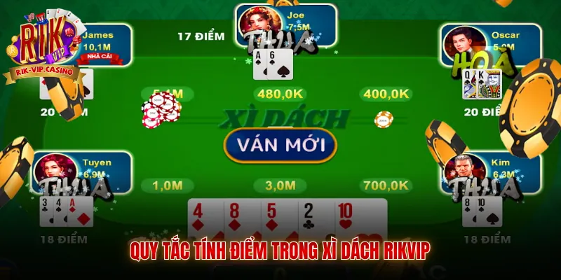 Xì Dách Rikvip - Quy Tắc Và Phương Pháp Chơi Chi Tiết 3 Quy tắc tính điểm trong xì dách Rikvip